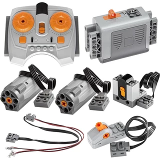 7PCS Power Function Motor Set Ciência E Tecnologia Kit De Função Control M AA Caixa De Bateria Compatível Com A Lego Technic