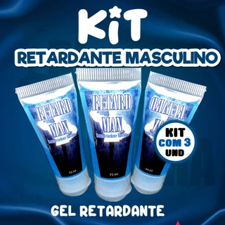 Kit Gel Retardante Masculino Da Ejaculação Precoce Demora Gozar SEX SHOP