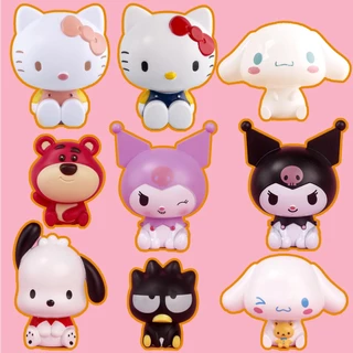 Bonito Dos Desenhos Animados Kuromi Cinnamoroll Pachacco Modelo Q Versão Cabeça Grande Boneca Anime Bolo De Aniversário em Oferta na Shopee