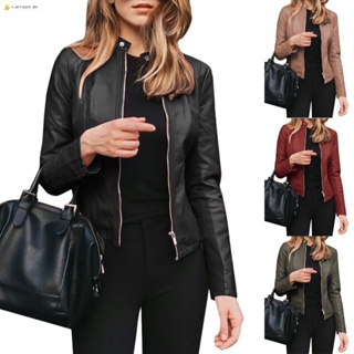 Jaqueta feminina Moda PU Couro Outono e Inverno Novos Produtos Venda Quente