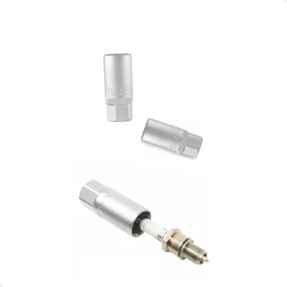 Soquete Estriado Longo 21mm para Vela com Encaixe 1/2 Pol.