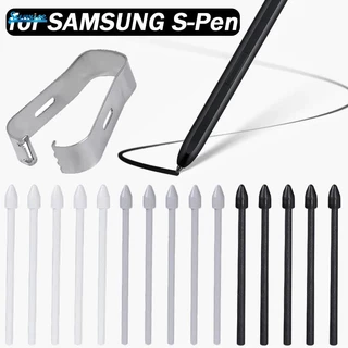 6Pcs/Set Prático Bico De Caneta Plástica Resistente Ao Desgaste Para Samsung Galaxy Tab S8 S7 S6 Nota 20 Ponta Da De Reposição Universal Com Clipe