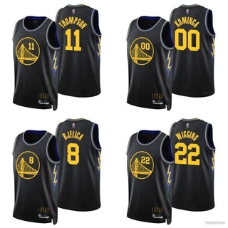 YB2 N-BA Jersey Warriors Kuminga Wiggins Thompson Bjélica Clássico Camisa De Basquete Colete Esportivo Unissex Plus Size Novo