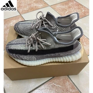 Yz boost 350 v2 Cinza Preto Esportivo Masculino Feminino De Corrida