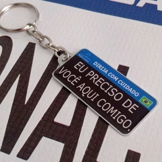 Chaveiro Dirija com Cuidado em Oferta na Shopee