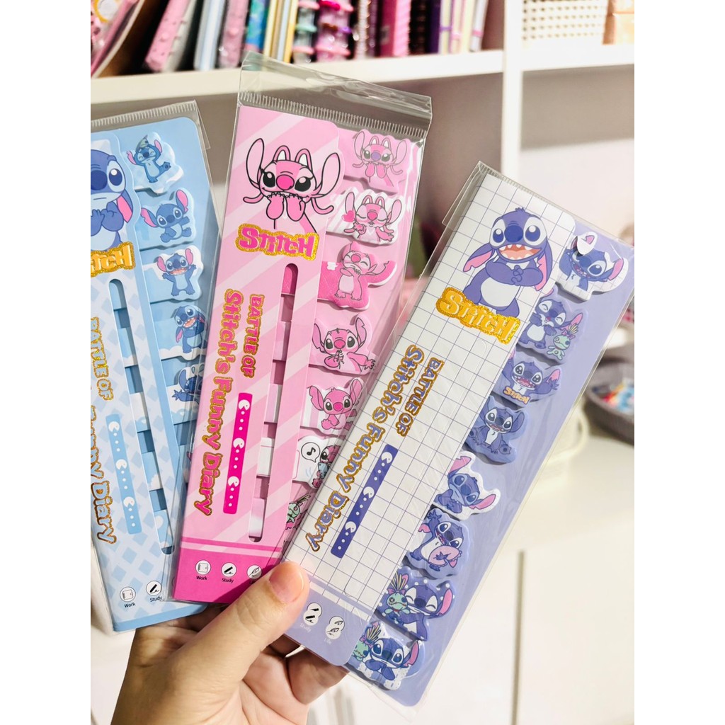 Sticky Notes Stitch 160 folhas | Shopee Brasil