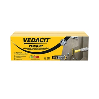 Argamassa Vedacit Polimérica para Vedação Vedatop 3Kgs