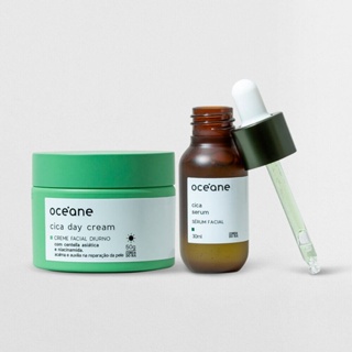 Kit Hidrata e Acalma – Sérum Facial de Cica + Creme Facial Diurno (2 Produtos)