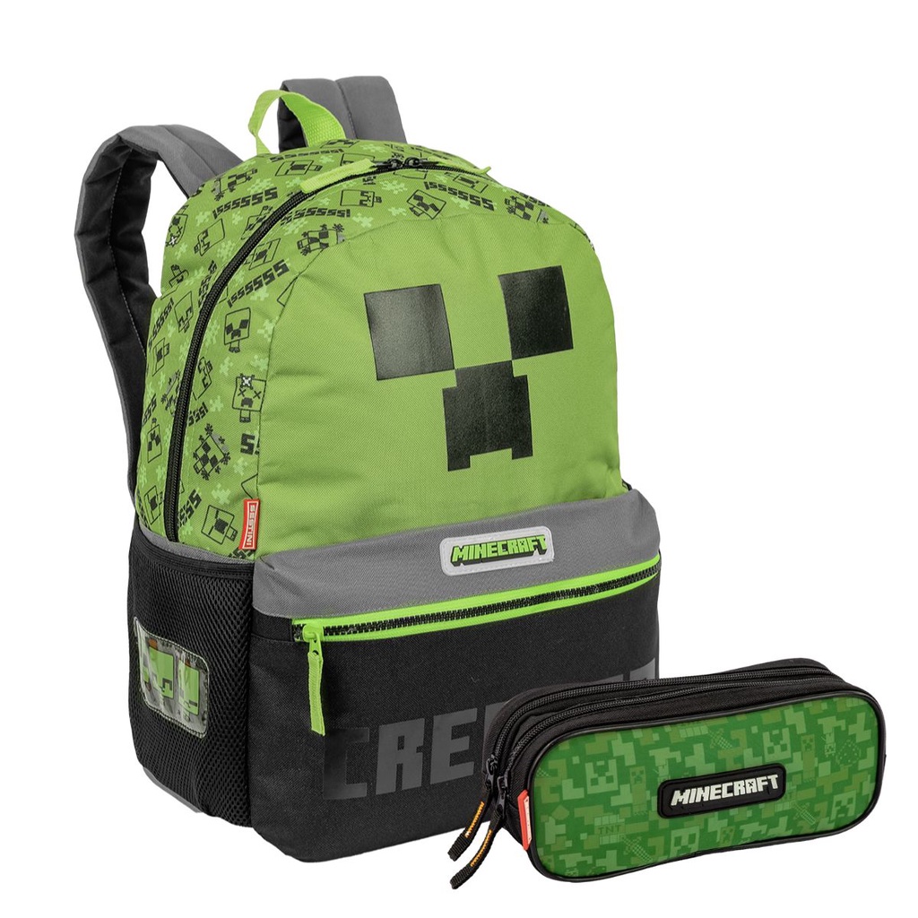 Mochila Minecraft Creeper 4