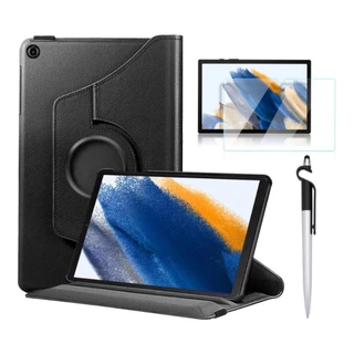 Kit Capa Giratoria + Pelicula + Caneta Para Galaxy Tab A7 Lite T220/T225