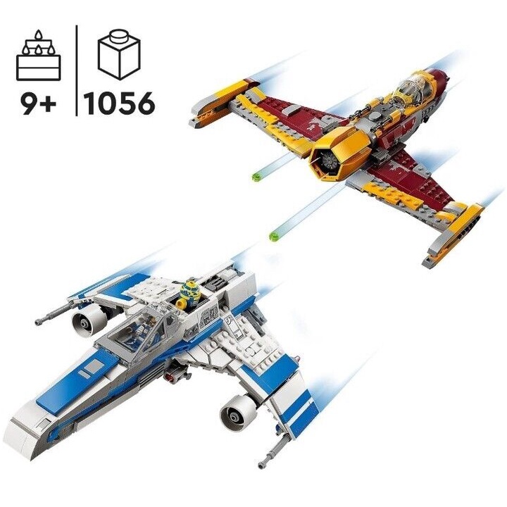 Lego Star Wars Nova República E-Wing vs. Shin Hati's Starfighter