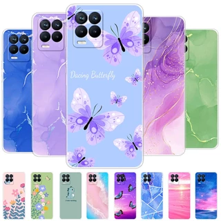 REALME8 PRO (RMX3081)/Realme 8 (RMX3085) Capa De Silicone Macia Para Telefone Protetora Transparente Pára-Choques