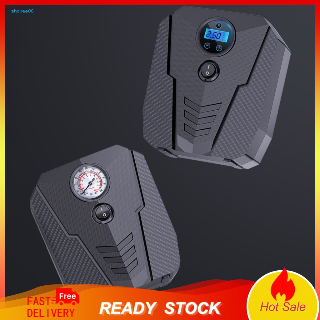 Car Tire Inflator Emergency Portable Digital with Led Light for Motorcycle and Bicycle Universal Auto Air Compressor Pump Accessories