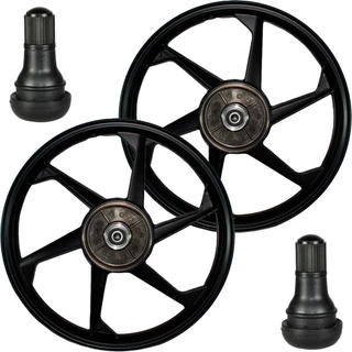 Par rodas alumínio liga leve freio a tambor CG 150 CG160 Start Fan Titan ES KS 2004 a 2013 com bico e rolamentos