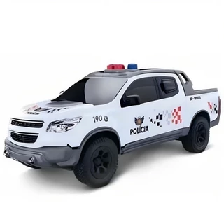 Miniatura Pick-up S10 Polícia São Paulo 30 cm 1146 - Roma Brinquedos