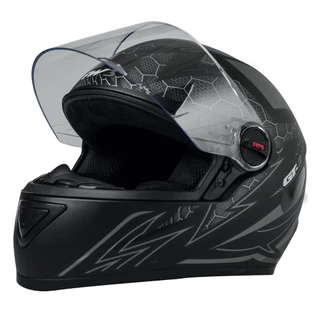Capacete Fechado Moto Com Narigueira GT2 Preto Fosco Tamanho 56 Com Casco ABS Resistente Esportivo em Oferta na Shopee