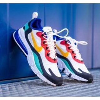 Tênis NIKE Air Max 270 Branco Azul - Nike Air Max - Tênis Feminino - Tênis  Esportivo