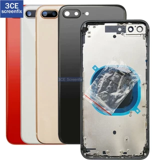 Alta Qualidade Para iPhone 8 Plus SE 2020 Bateria Back Housing Tampa De Vidro Médio Chassis Frame SIM Tray Side Key Parts