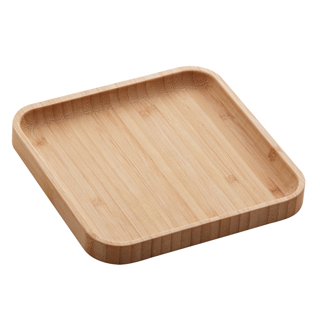 Bandeja Lyor Square de Bambu 17cm x 17cm x 1,5cm