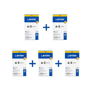 Kit 5 Lavitan A-Z Original Suplemento Com 60 Caps - Cimed