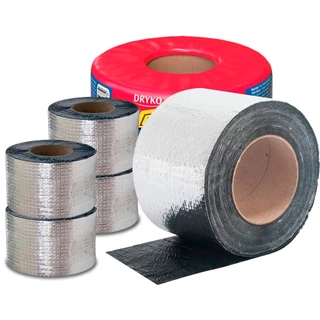 Kit 5 Manta Asfáltica Auto Adesiva Aluminizada - 5cm X 10m