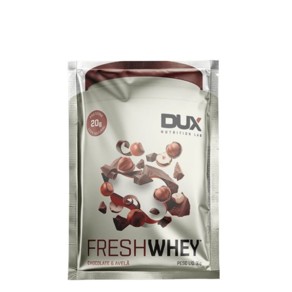 Fresh Whey Sachê – Chocolate & Avelã – 31g – Dux