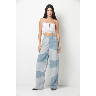 Calça Feminina Jeans Algodão Pine Planet Girls Jeans Claro