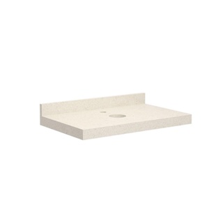 Lavatório de porcelanato para cuba de apoio 80cm bianco Blu