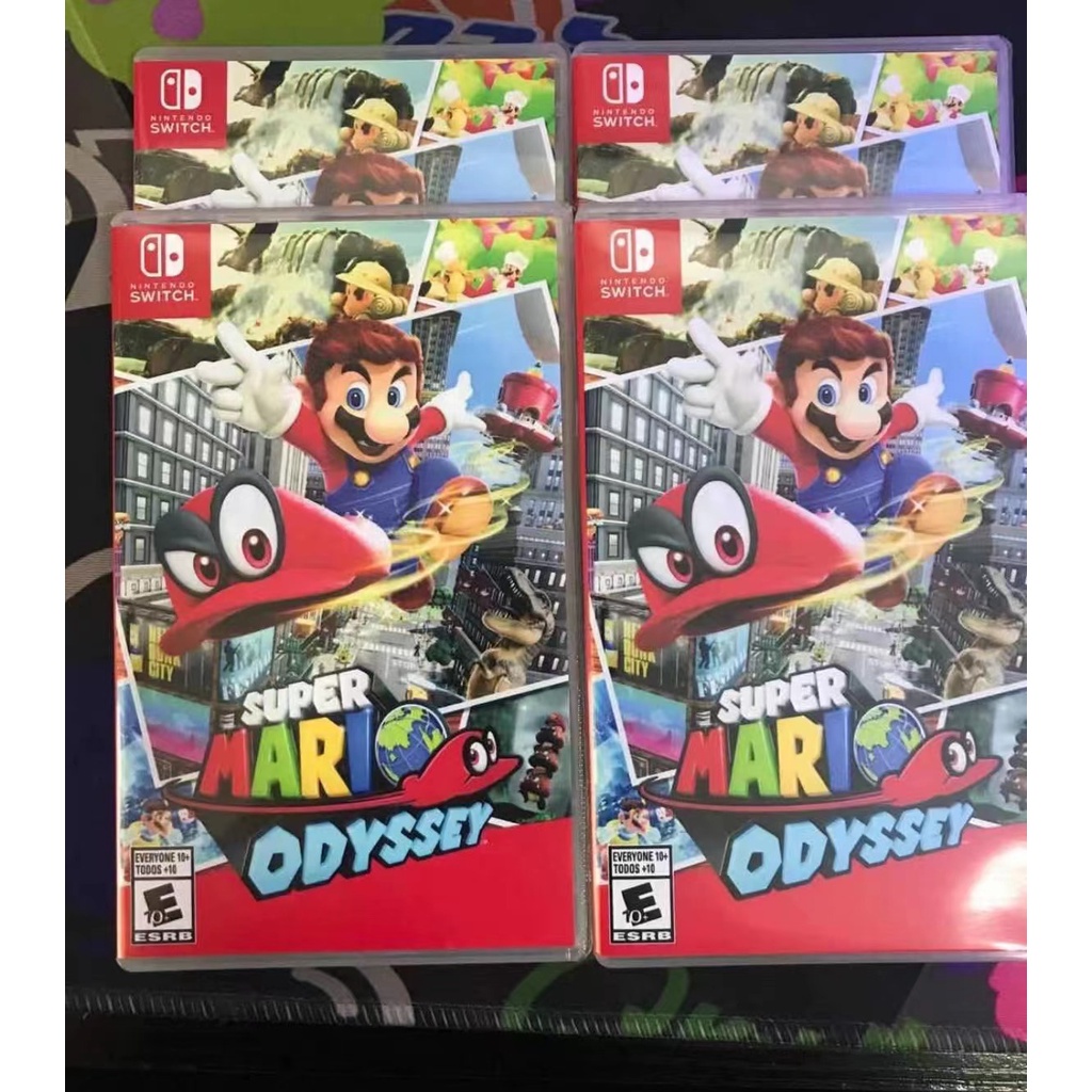 Ofertas de jogos nintendo switch-super mario odyssey-edição stander-jogos  cartucho físico - AliExpress