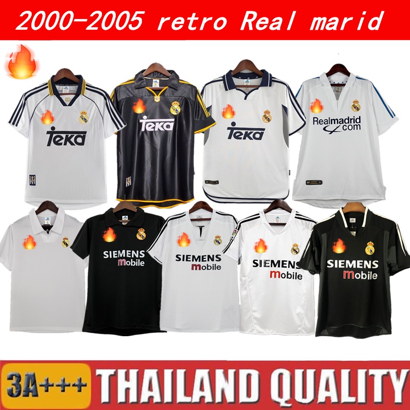 Camisa De Futebol De marid Real 1998/2000,01/02,02/03,03/04,04/05 Jersey