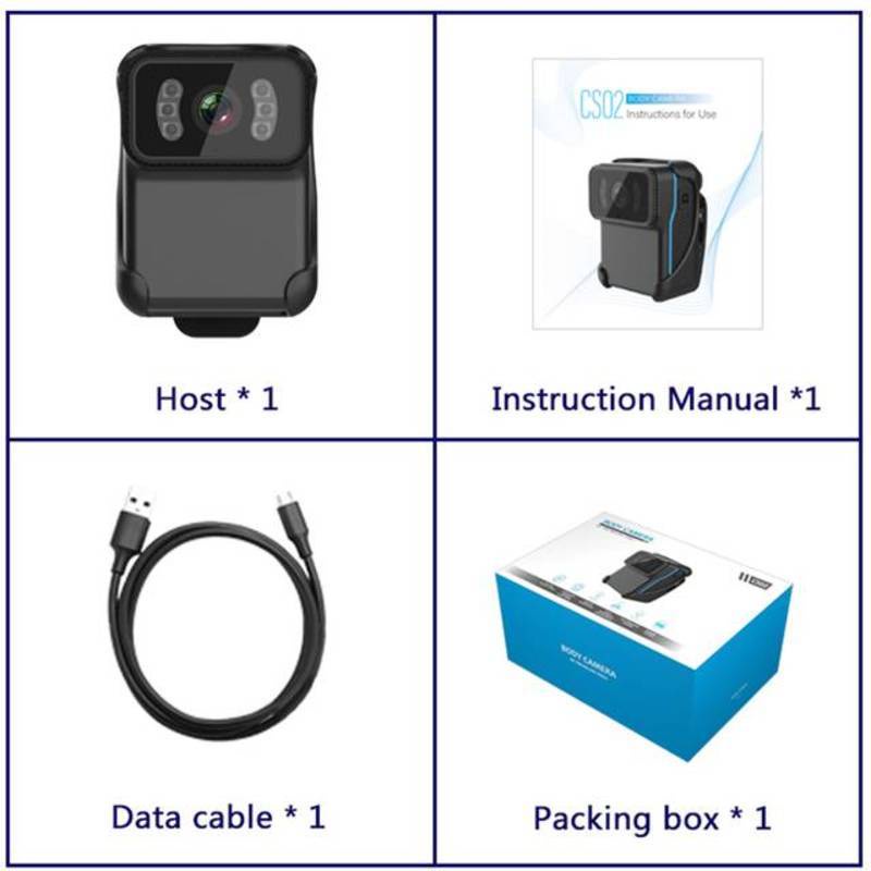 CS02 1080P Câmera De Ação Corporal Portátil HD WiFi DV Suporte A ...
