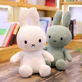 Estoque pronto 25cm coelho brinquedo de pelúcia bonito grande orelha coelho boneca bebê reconfortante Ragdoll travesseir