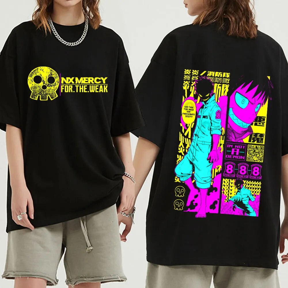 Shirt Manga Fire Force, Anime Fire Force Shirt