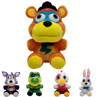 Conjunto de bonecos de pelúcia FNAF, para fãs dos jogos FNAF, 18 cm, para  meninos e meninas (opção 03)