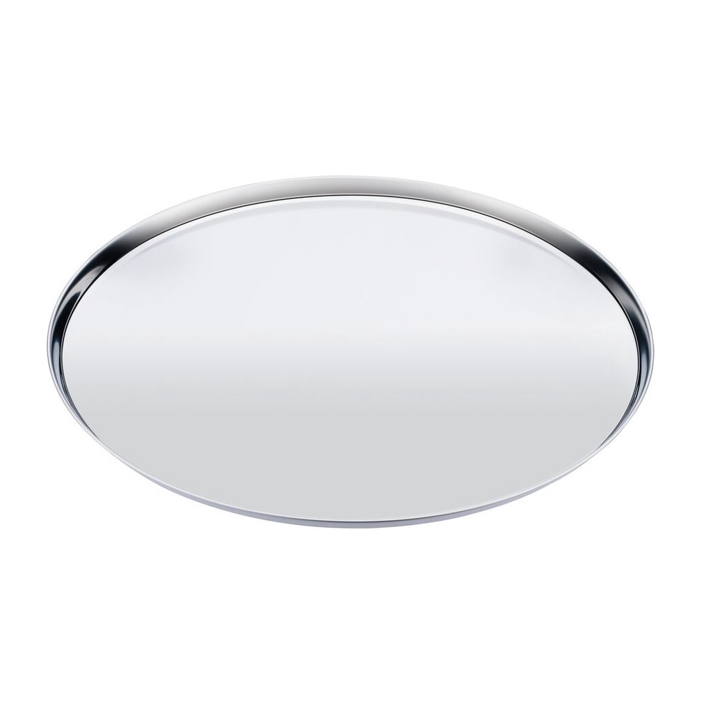 Forma de pizza 30 cm em aço inox com borda assadeira alta qu