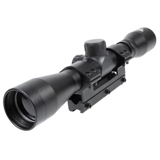 Luneta 4x32 Mount Único 1mm Para Rifle Cbc 7022 8022 8122 Carabina Espingarda Pressão Mil Dot Ajuste Click