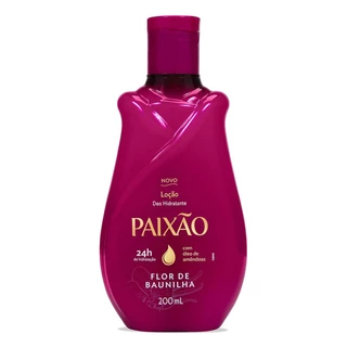 Loção Hidratante Paixão Flor De Baunilha 200ml