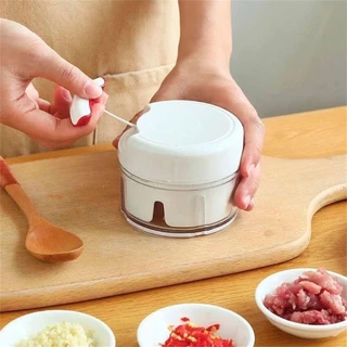 Kit Mini Processador De Alimentos Multifunções 2 Lâminas Inox Para Cozinha 200ML