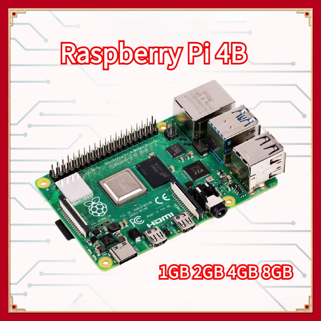 Raspberry Pi 4 Modelo B 1GB 2GB 4GB 8GB RAM