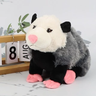 Oposssum Plus Opossum Boneca Simulada De Pelúcia De Pequeno Animal Brinquedo De Natal Para Crianças