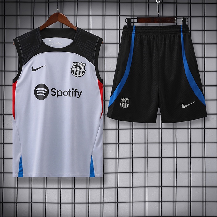233/24 Jersey de treinamento de futebol, colete esportivo de manga curta, calça preta com bolso, top esportivo