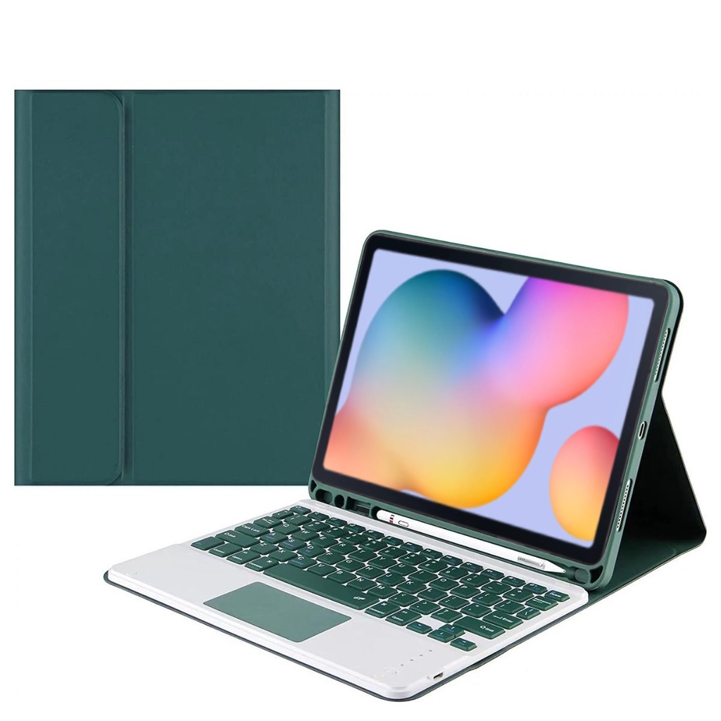 Smart Case Com Teclado Para Tablet Samsung S6 Lite 10.4 P610 P615