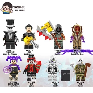 Minifiguras de Halloween Horror Doll Building Block Doll Collection Modelo de brinquedo de aniversário