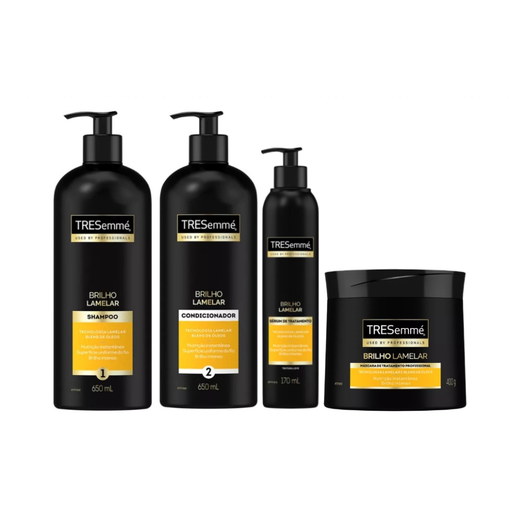 Tresemmé Brilho Lamelar Kit Completo ( 4 Produtos )