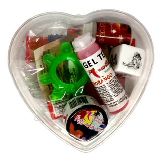 Kit Coração Erótico Com 9 Itens Sex  Shop Revenda em Oferta na Shopee