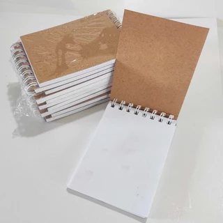 Kit 30 Blocos Anotação Rascunho Espiral 10x7cm - 50 Folhas