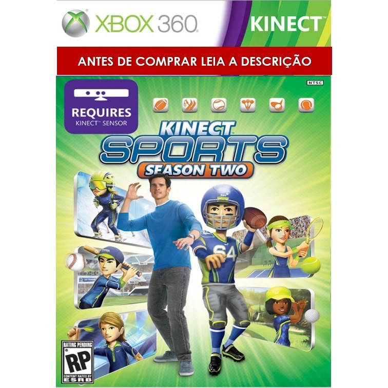 Jogo Kinect Sports Segunda Temporada Xbox 360 Mídia Física em Português ...