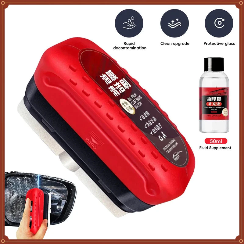 Limpador De Vidro 120ml Esponja Automotivo Agente De Polimento