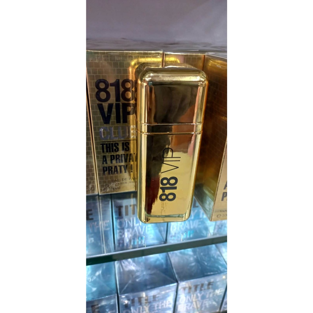 Perfume 818 VIP 100ML GOLD TOP - Fragrância Luxuosa