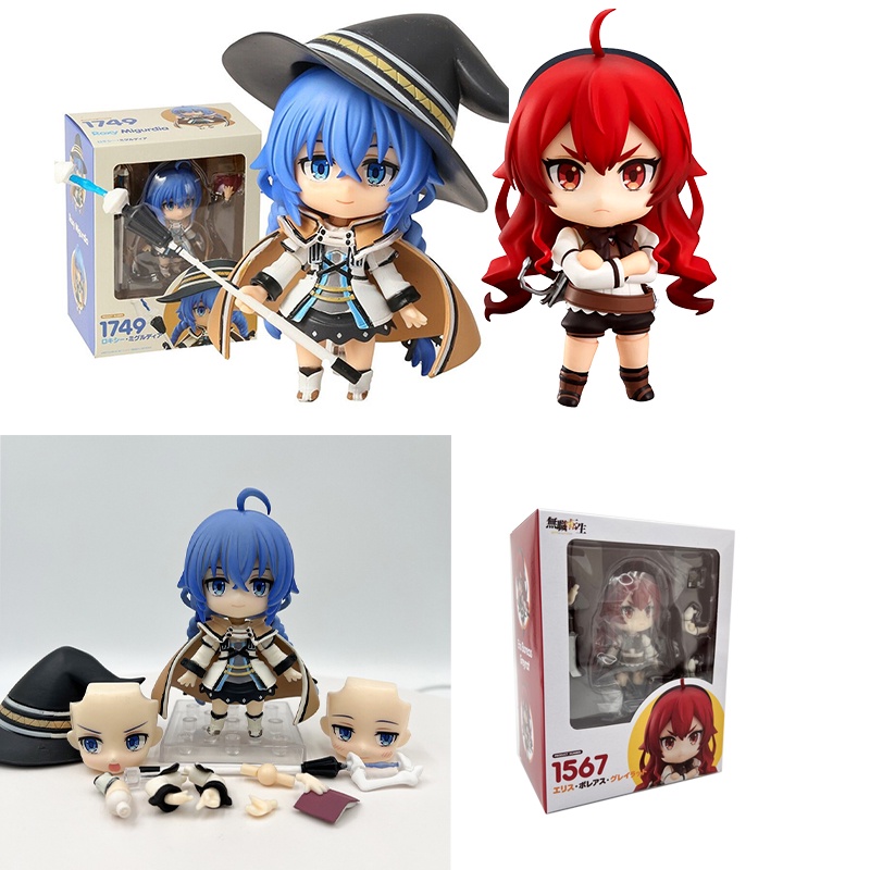 Nendoroid Jobless Ação De Reencarnação Figura 1567 Eris Boreas Greyrat 1749 Roxy Migurdia Mushoku Tensei Pvc Figuras Modelo De Estado Brinquedos